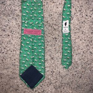 Vineyard Vines Dog Martini Silk Tie